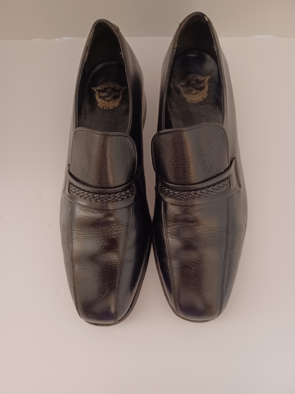 Black Men's Florsheim Richford Slip-On Leather Loafers